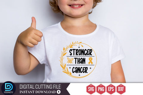 Stronger than cancer SVG SVG DESIGNISTIC 