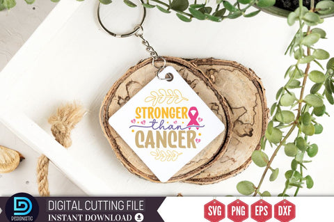 Stronger than cancer SVG SVG DESIGNISTIC 