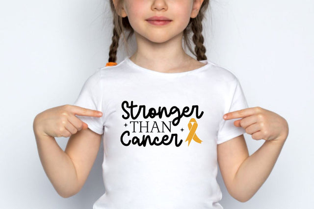 Stronger than cancer SVG SVG DESIGNISTIC 