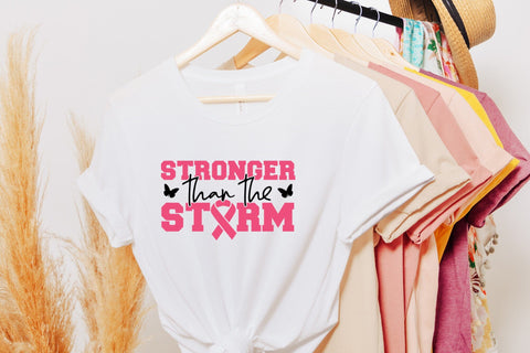Stronger Than Storm | Breast Cancer SVG SVG CraftLabSVG 