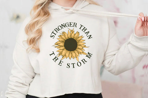 Stronger Than the Storm Sunflower PNG Sublimation Jagonath Roy 