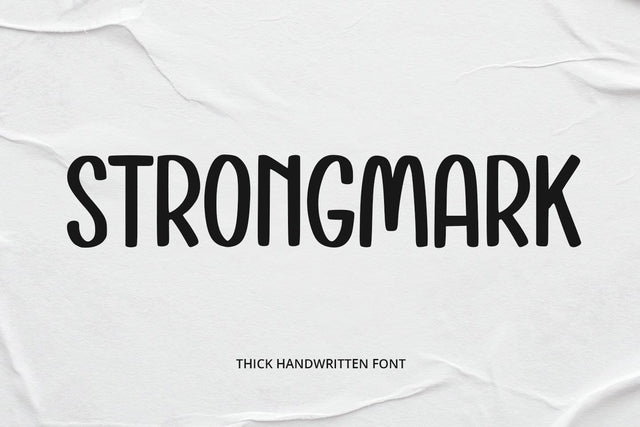 Strongmark Font Abo Daniel Studio 