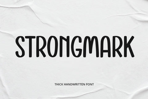 Strongmark Font Abo Daniel Studio 