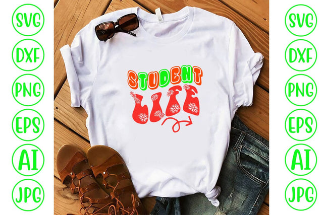 Student Life Retro SVG SVG Syaman 