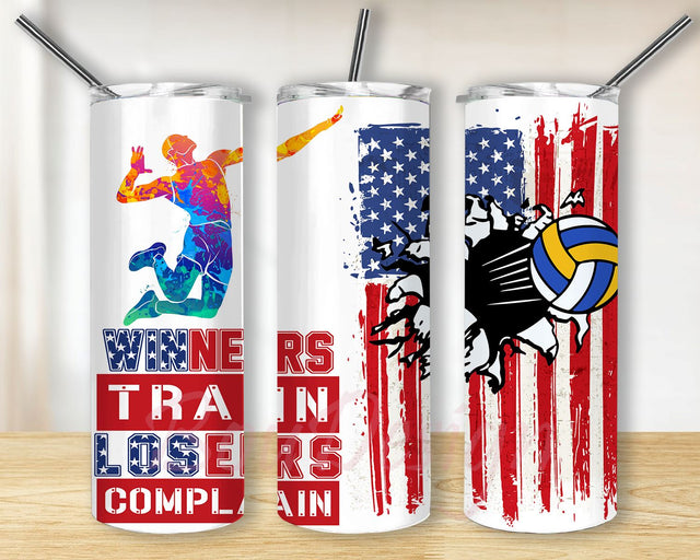 Students Tumbler Volleyball Tumbler Volleyball Player Back To School Tumbler 20 oz Skinny Tumbler Wrap Sublimation Straight, Tapered PNG Design Sublimation BouDesign 
