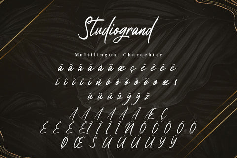 Studiogrand - Signature Font Font Ibey Design 