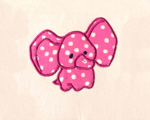 Stuffed Baby Elephant Applique Embroidery Embroidery/Applique DESIGNS Designed by Geeks 