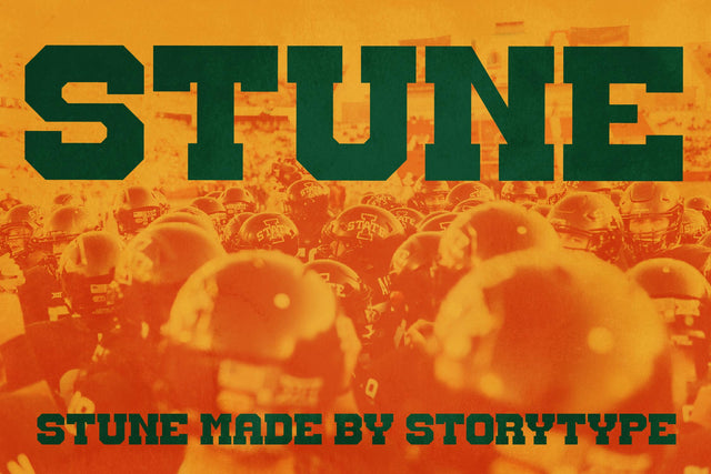STUNE Typeface Font Storytype Studio 