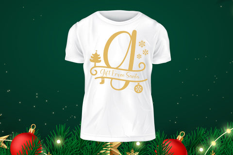 Stunning Christmas Monogram Font AEN Creative Store 
