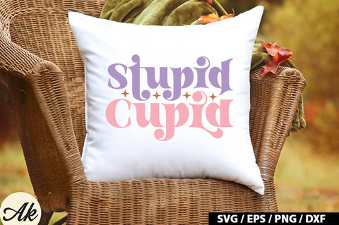 Stupid cupid Retro SVG SVG akazaddesign 