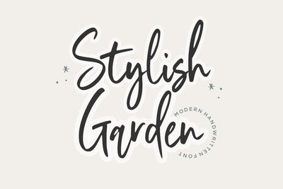 Stylist Garden Modern Handwritten Font Font Balpirick 