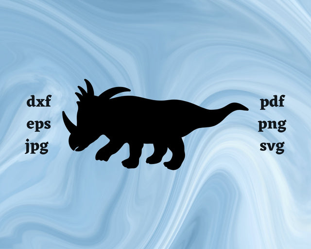 Styracosaurus SVG Cut File SVG Northern Light SVG 