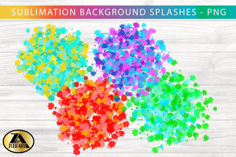 Sublimation Background Bundle-Splash PNG For Sublimation SVG zoellartz 