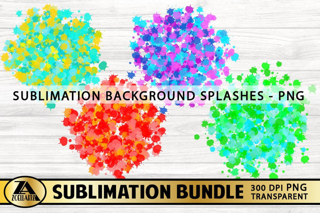 Sublimation Background Bundle-Splash PNG For Sublimation SVG zoellartz 
