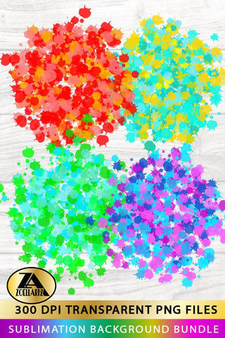 Sublimation Background Bundle-Splash PNG For Sublimation SVG zoellartz 