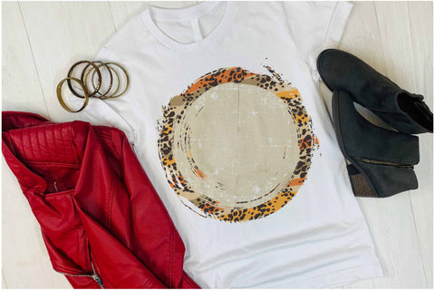 Sublimation Backgrounds Leopard Print Frames Sublimation Digital Honeybee 