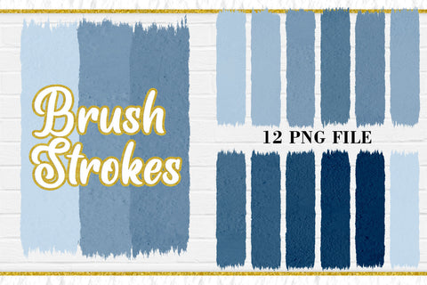 Sublimation Brush Strokes PNG, Blue wall texture background Sublimation artnoy 