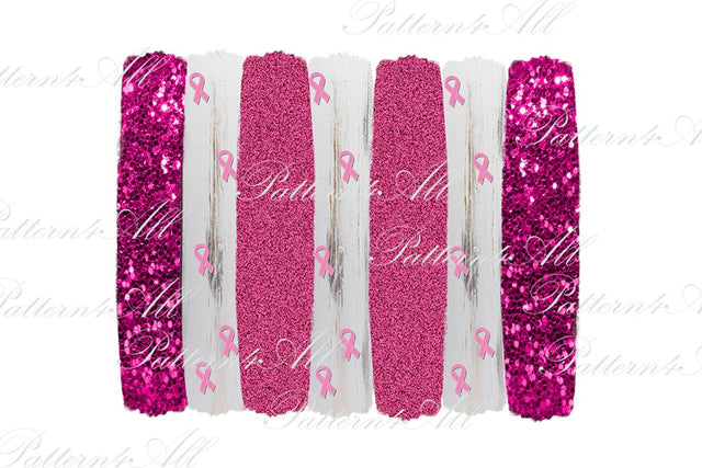 Sublimation Brush Strokes PNG, Breast Cancer Awareness, Pink Ribbons, Glitter Brush stroke, Backgrounds, Swatch, Sublimation element design Sublimation ArtStudio 