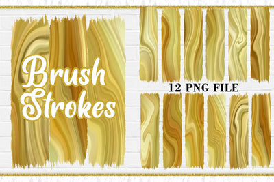 Sublimation Brush Strokes PNG, Gold Wave texture background Sublimation artnoy 