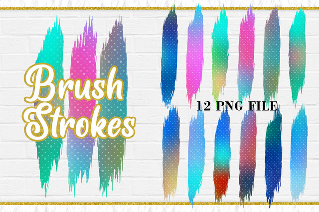 Sublimation Brush Strokes PNG, gradient bright color background, dot pattren Sublimation artnoy 