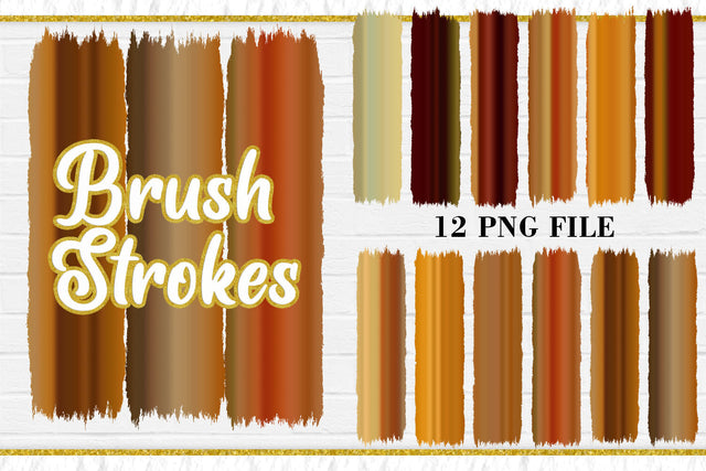 Sublimation Brush Strokes PNG, Gradient brown color background Sublimation artnoy 