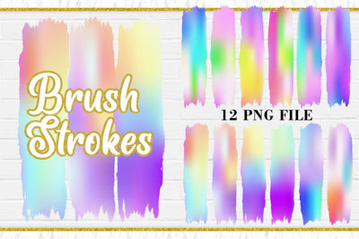 Sublimation Brush Strokes PNG, gradient color background Sublimation artnoy 
