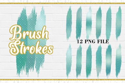 Sublimation Brush Strokes PNG, gradient green color background, dot pattern Sublimation artnoy 