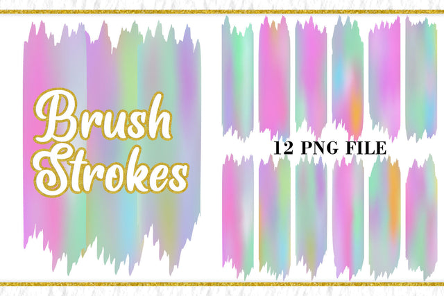 Sublimation Brush Strokes PNG, gradient soft color background Sublimation artnoy 