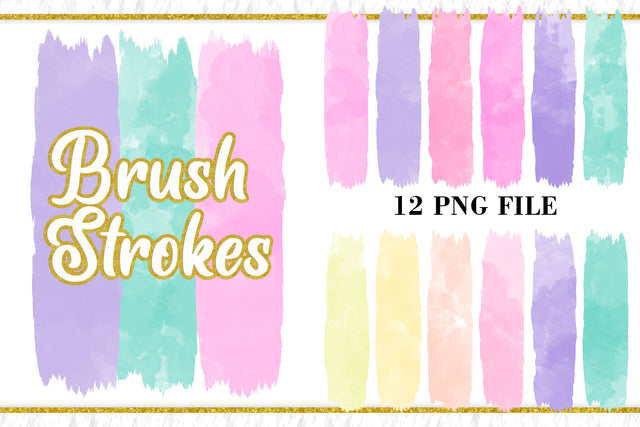 Sublimation Brush Strokes PNG, Pastel watercolor background Sublimation artnoy 