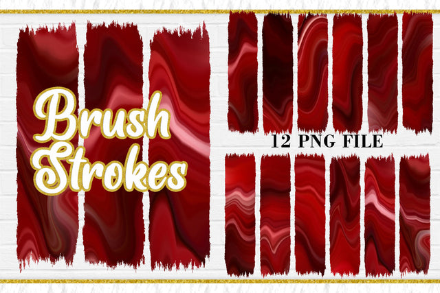 Sublimation Brush Strokes PNG, red wave background Sublimation artnoy 