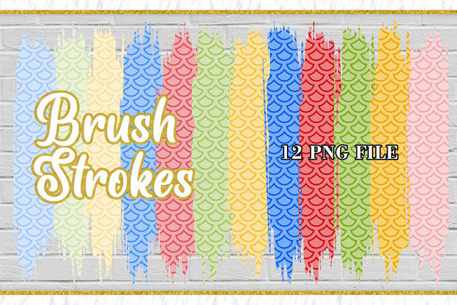 Sublimation Brush Strokes PNG, Sublimation artnoy 