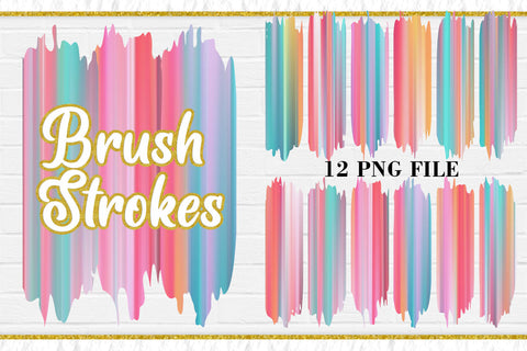 Sublimation Brush Strokes PNG, Sublimation artnoy 