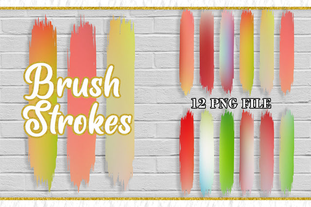 Sublimation Brush Strokes PNG, Sublimation artnoy 