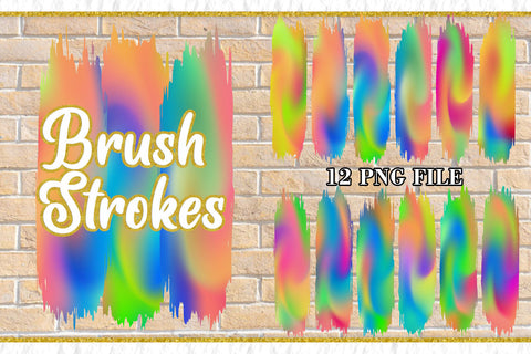 Sublimation Brush Strokes PNG, Sublimation artnoy 