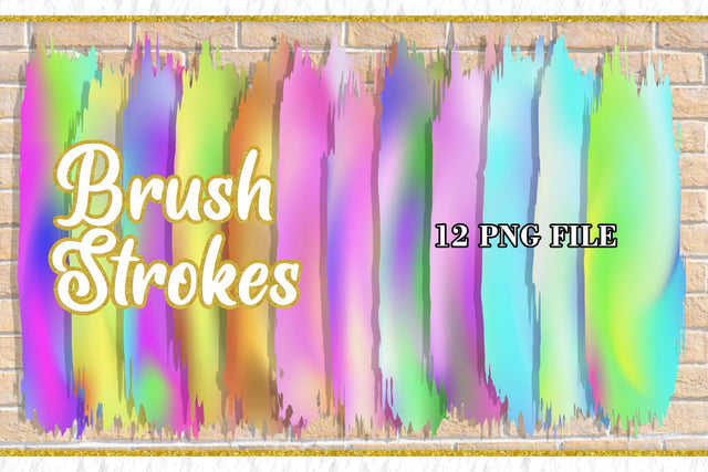Sublimation Brush Strokes PNG, Sublimation artnoy 
