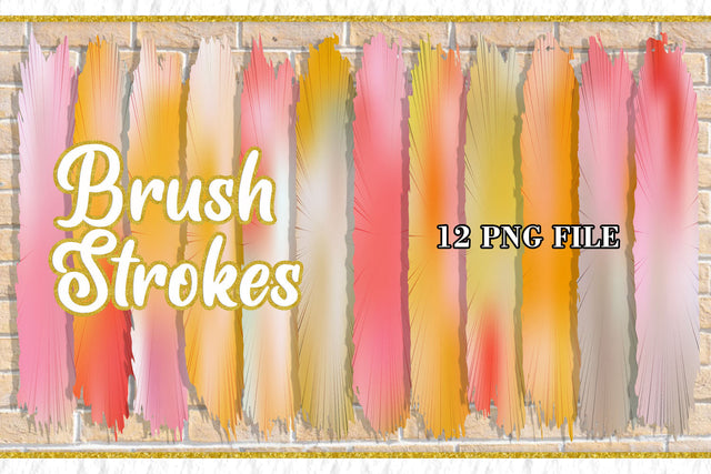 Sublimation Brush Strokes PNG, Sublimation artnoy 