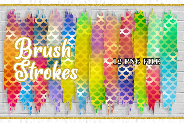 Sublimation Brush Strokes PNG, Sublimation artnoy 