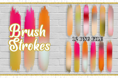 Sublimation Brush Strokes PNG, Sublimation artnoy 