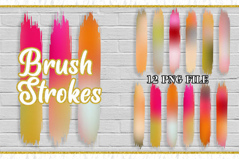 Sublimation Brush Strokes PNG, Sublimation artnoy 