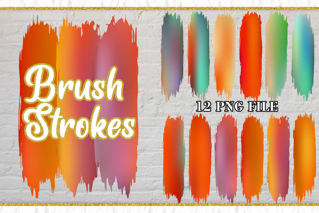Sublimation Brush Strokes PNG, Sublimation artnoy 