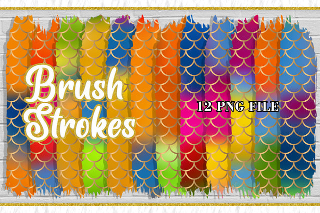 Sublimation Brush Strokes PNG, Sublimation artnoy 