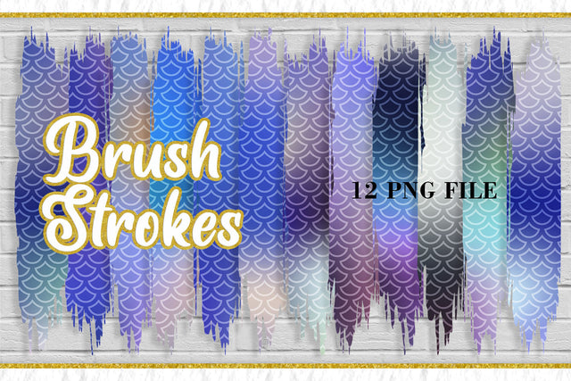 Sublimation Brush Strokes PNG, Sublimation artnoy 