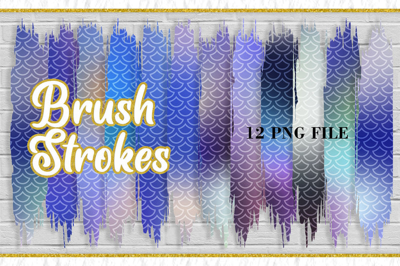 Sublimation Brush Strokes PNG, Sublimation artnoy 