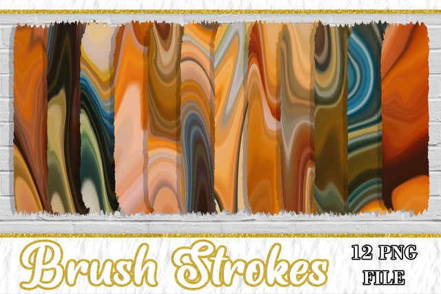 Sublimation Brush Strokes PNG, Sublimation artnoy 