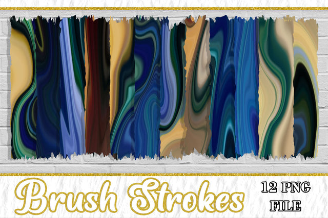 Sublimation Brush Strokes PNG, Sublimation artnoy 