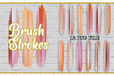 Sublimation Brush Strokes PNG, Sublimation artnoy 