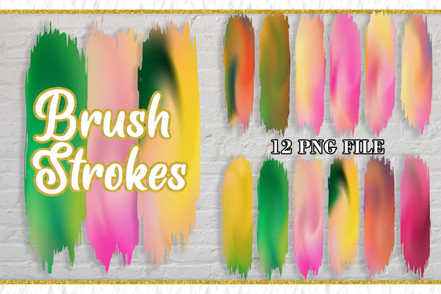 Sublimation Brush Strokes PNG, Sublimation artnoy 