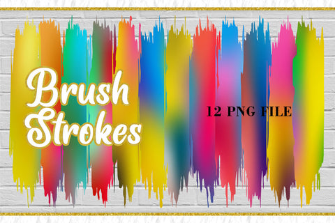 Sublimation Brush Strokes PNG, Sublimation artnoy 