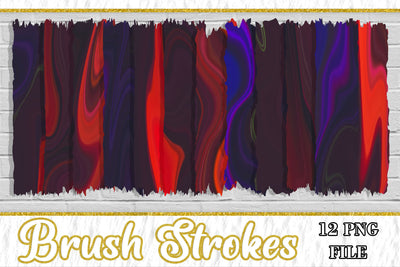 Sublimation Brush Strokes PNG, Sublimation artnoy 