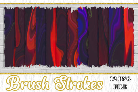 Sublimation Brush Strokes PNG, Sublimation artnoy 